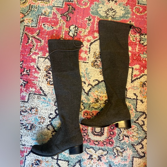 Style Charles grey thigh high boots - Picture 2 of 7